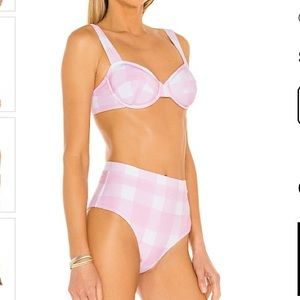 solid and striped bikini